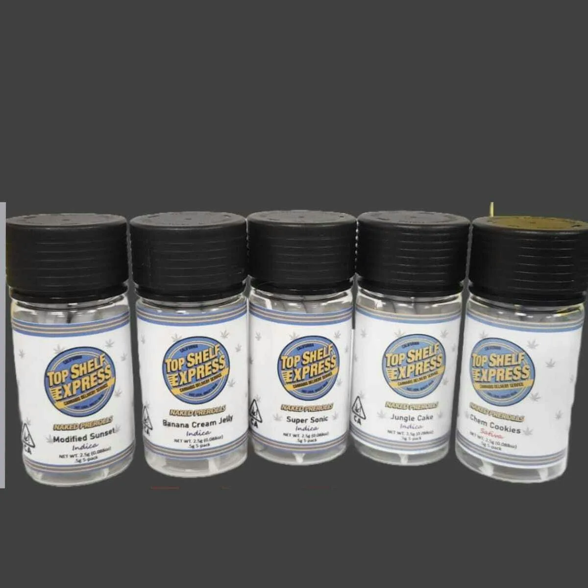 Atomic Belts Naked Prerolls (5pk/.05g)