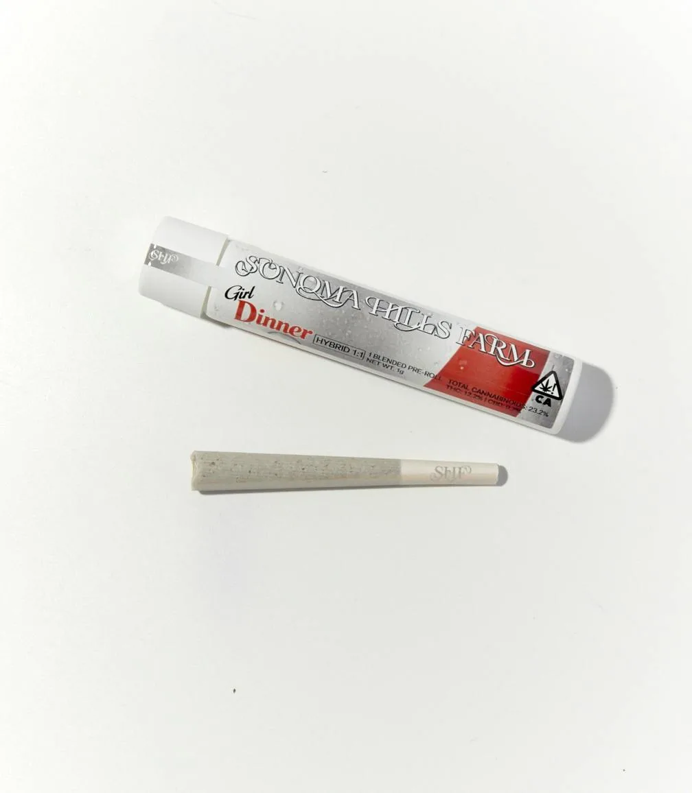Girl Dinner Blend (1:1, THC:CBD) - 1g Pre-Roll