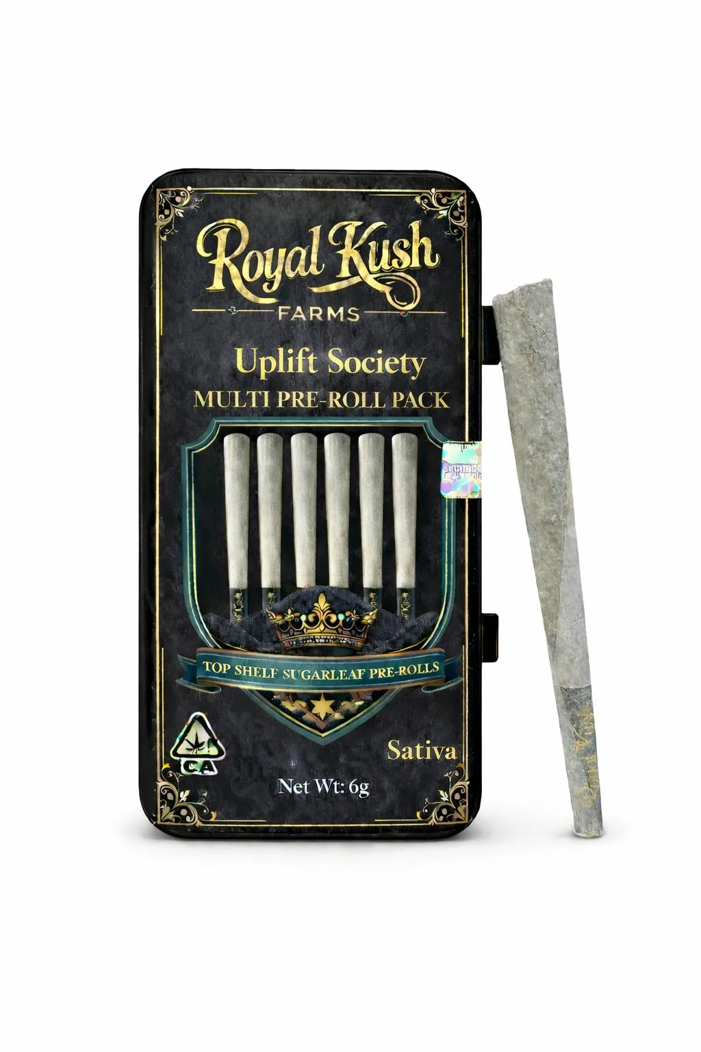 Uplift Society | Top Shelf Indoor Sugarleaf Pre-roll Pack 6g