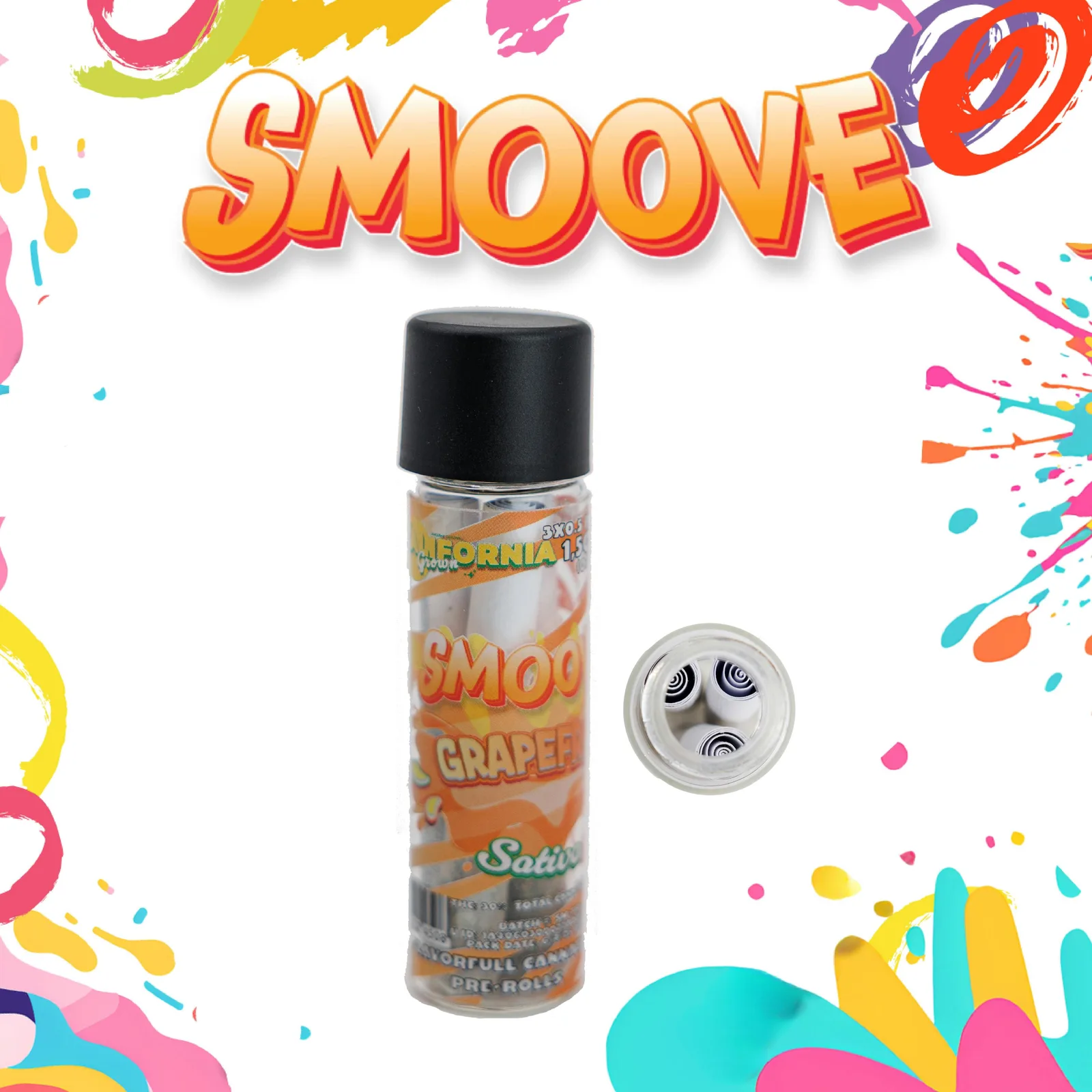 Smoove Pre Roll Grapefruit 3 x 0.5 - 1.5 G