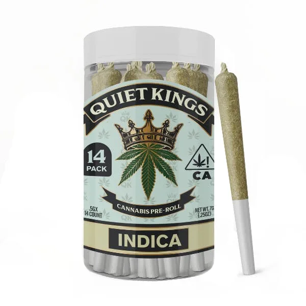 QUIET KINGS-PREROLL MULTIPACK-MIXED LIGHT-SOUR BUBBA-7G