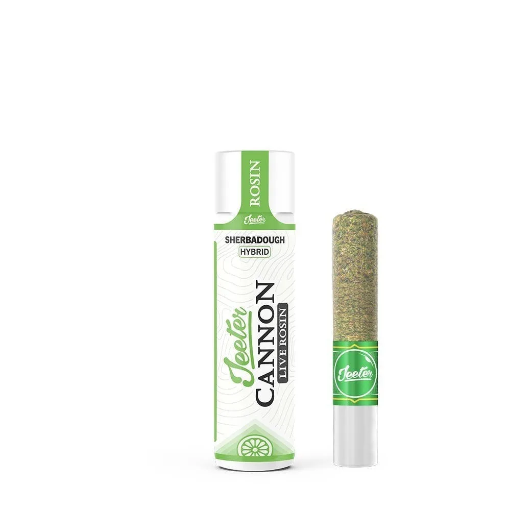 Infused Jeeter Live Rosin Cannon 1.3G Preroll Sherbadough