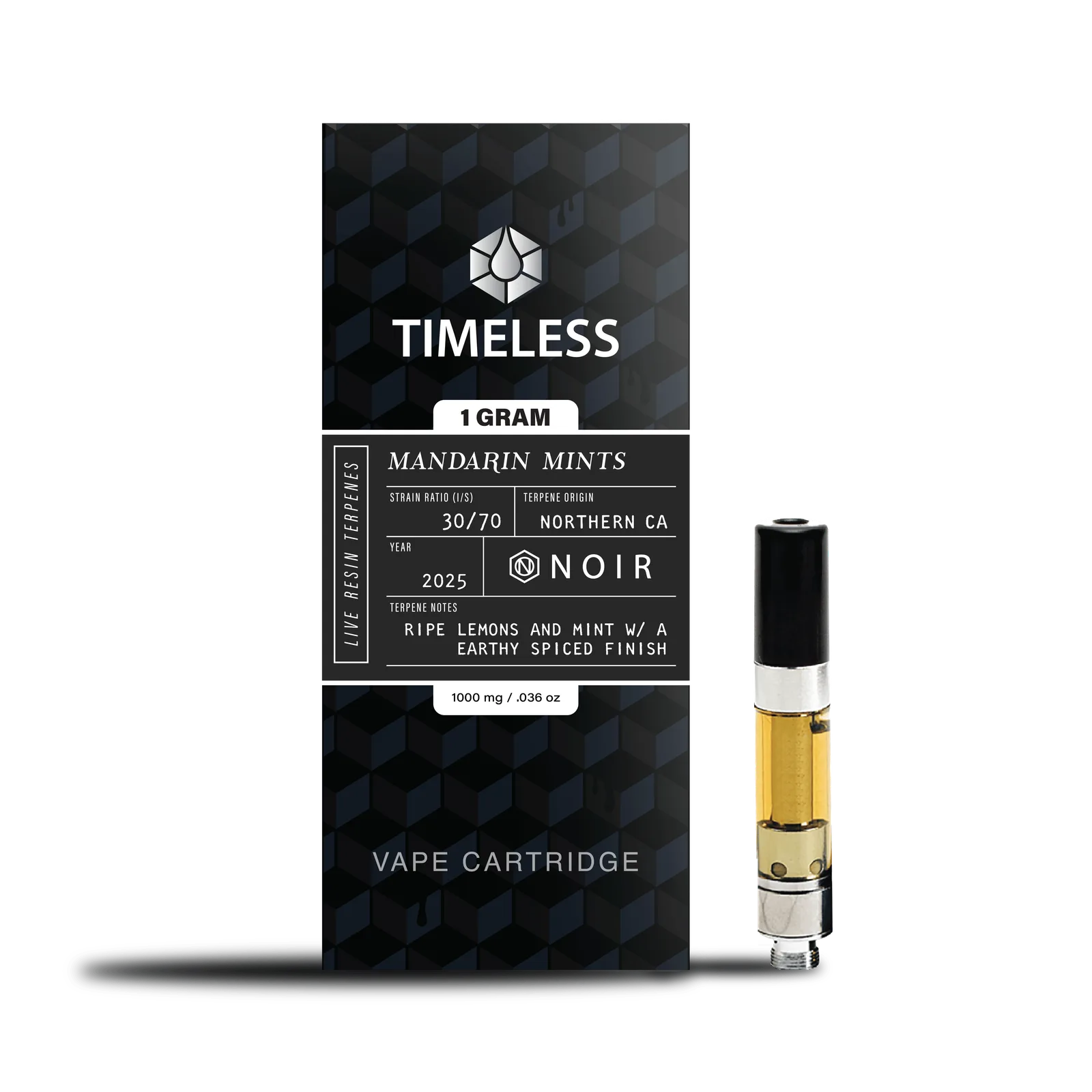 NOIR Mandarin Mints 1000mg Vape Cartridge