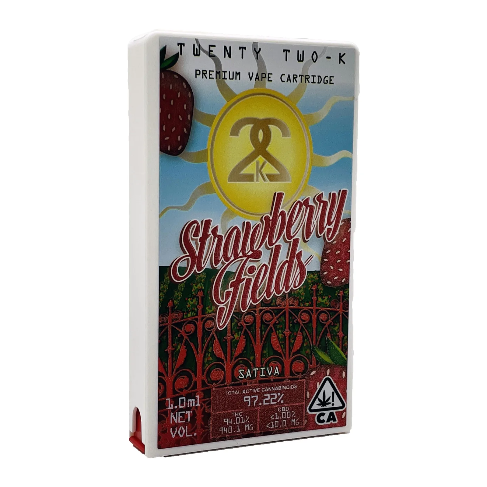 22K - Strawberry Fields - Cartridge - 1.0ml