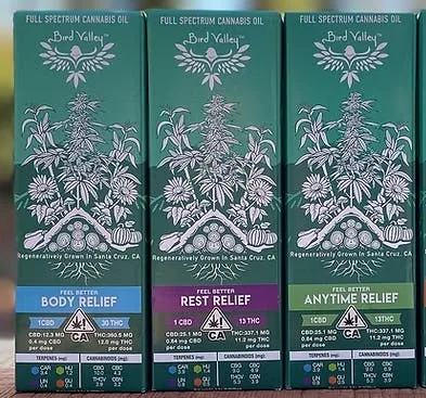 REST RELIEF 87:1 THC:CBD FSO APPLICATOR BIRD VALLEY ORGANICS