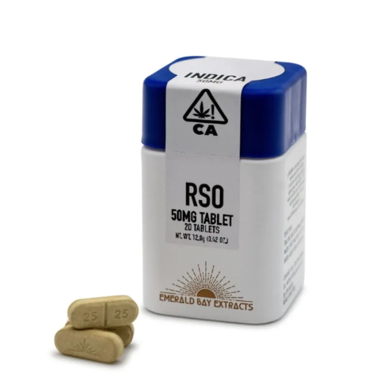 1000mg Emerald Bay Extracts RSO Tablets 50mgx20 - Sherbet Cream Pie
