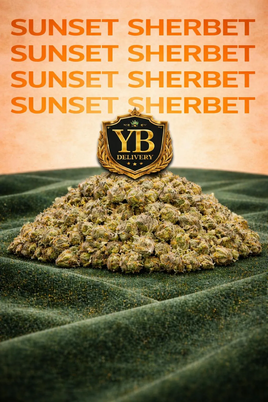 YB | SUNSET SHERBET 35.02 % (3,5G SMALLS TOP SHELF)HYBRYD