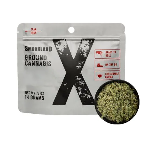 Smoakland X Pre-Ground Flower- Blue Dynamite (H) - 14g