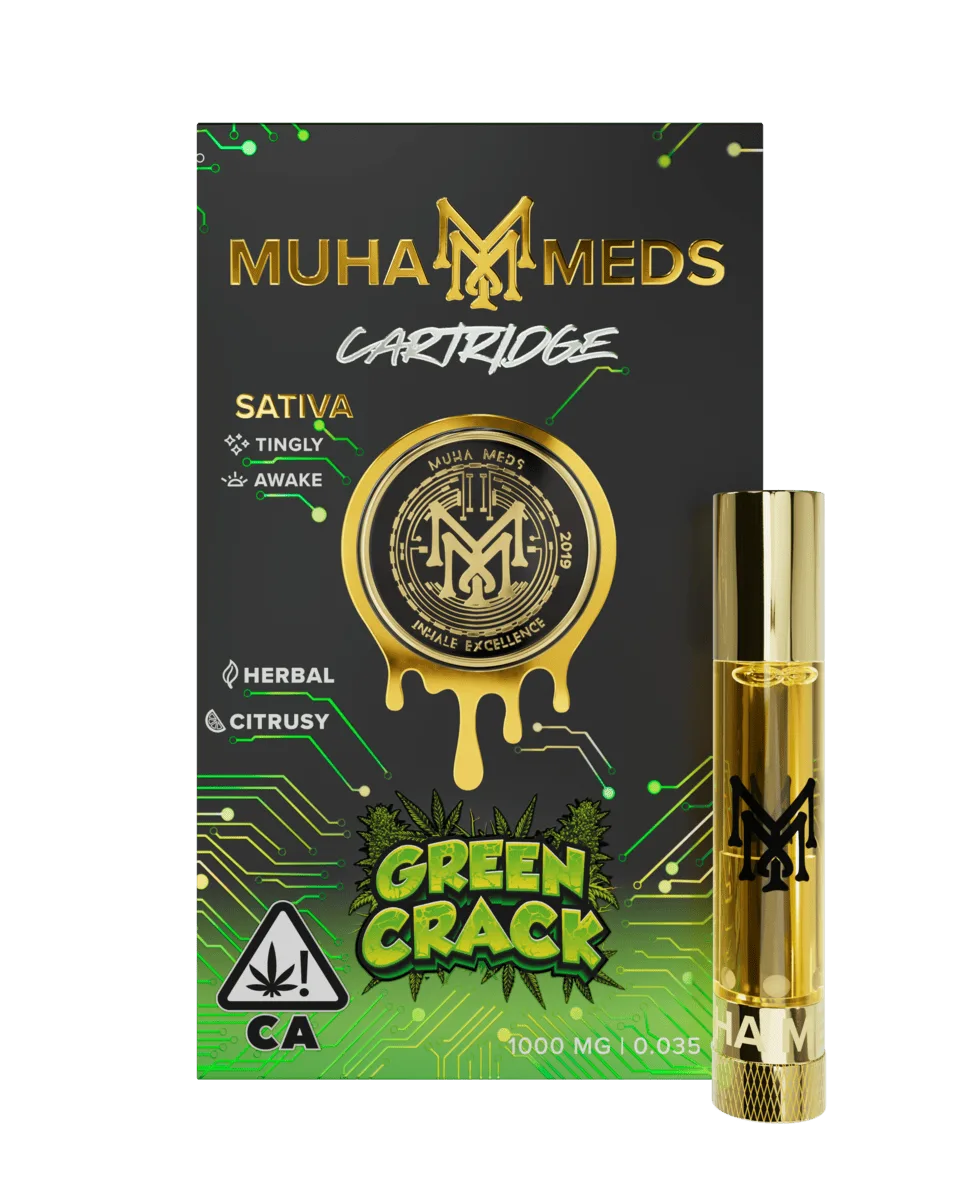 Muha Meds | Green Crack | 3rd Gen Cartridge | 1g