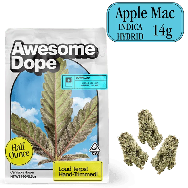 Awesome Dope | Flower | 14g | Smalls | Apple Mac
