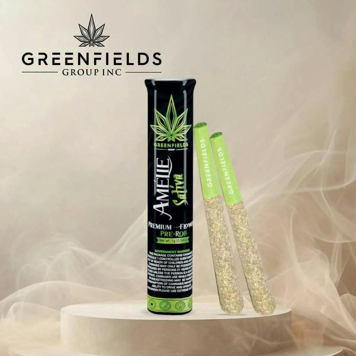 Laughing Buddha — Sativa Pre-Rolls (2 × 0.5g)