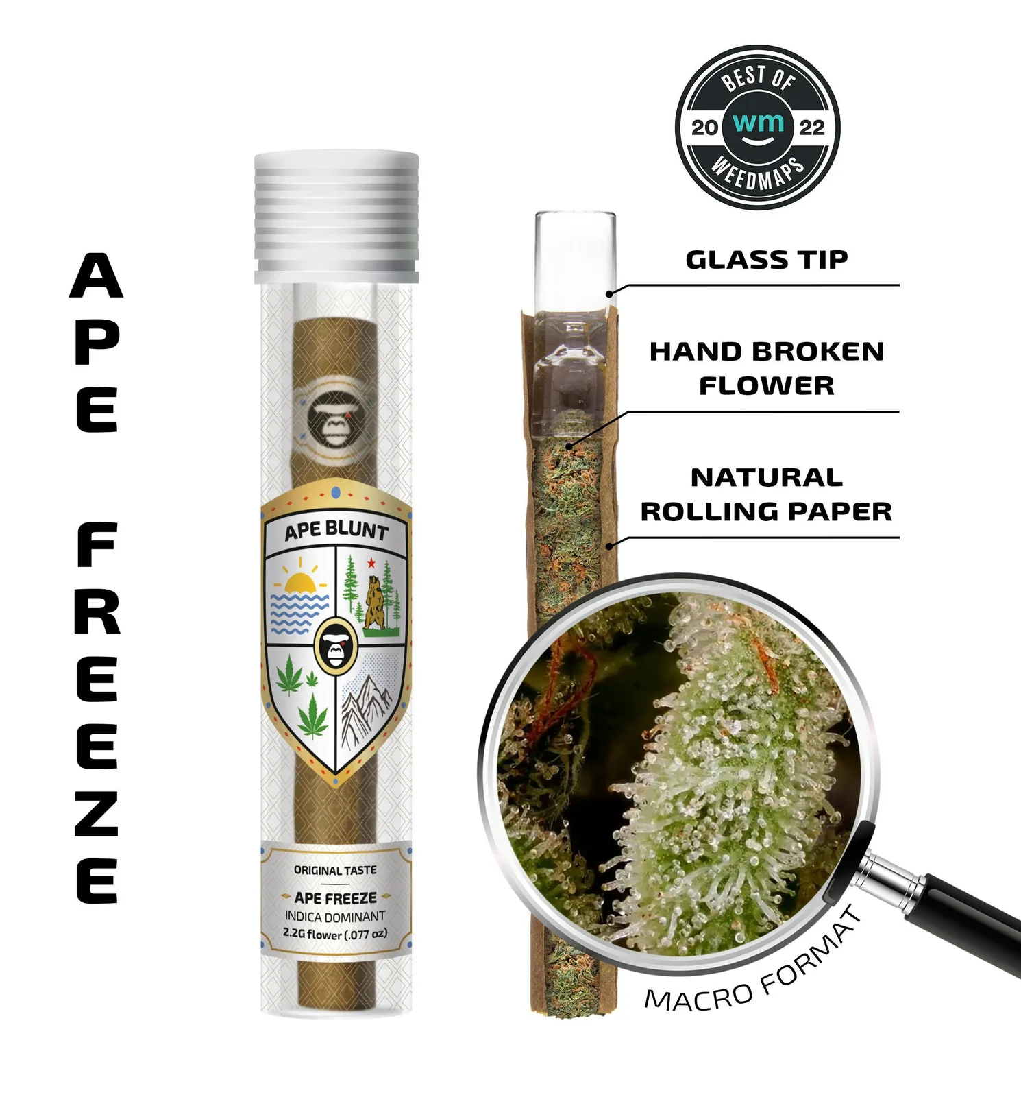 APE Freeze [Indica Dominant] — Blunt (2.2g)