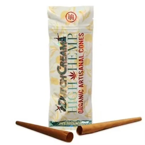 High Hemp | Dutch Cream | Organic Wraps| 2pk
