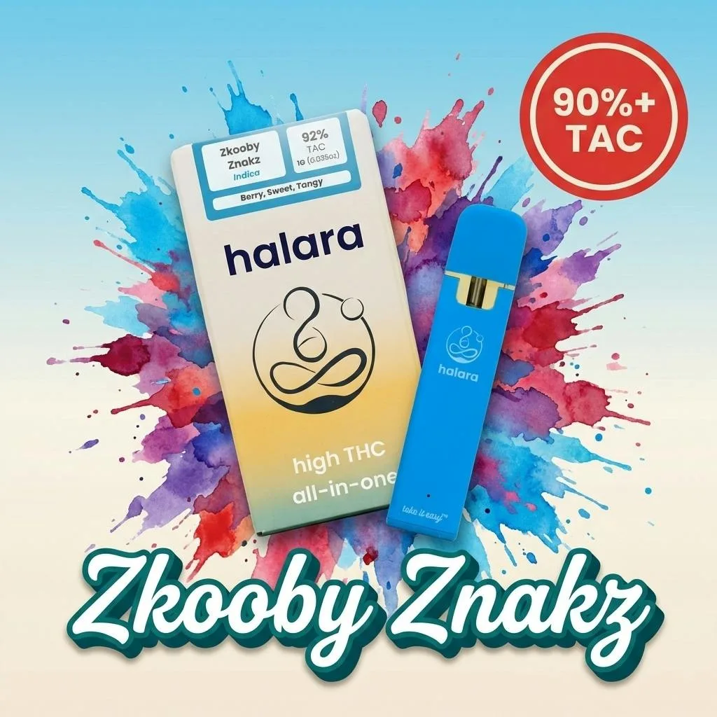 Halara | Zkooby Znakz | High THC Disposable | 1g