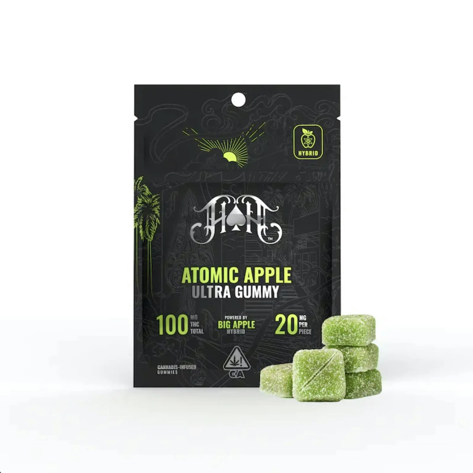 Heavy Hitters Gummies 5pk - Atomic Apple 100mg