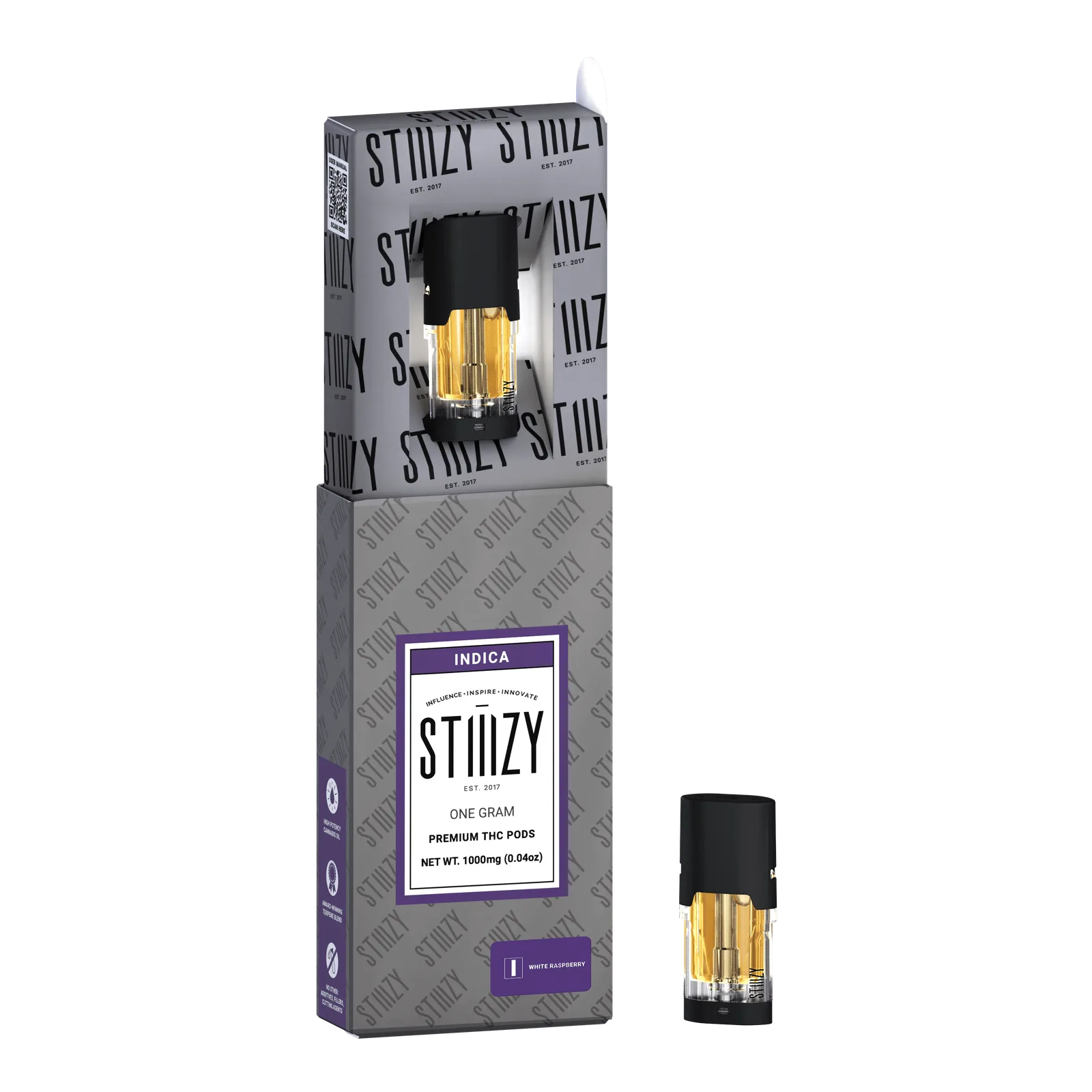 Vape - WHITE RASPBERRY - PREMIUM THC POD 1G - IL