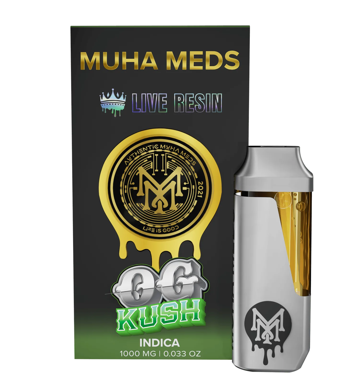 Muha Meds | OG Kush | Live Resin Disposable | 1g