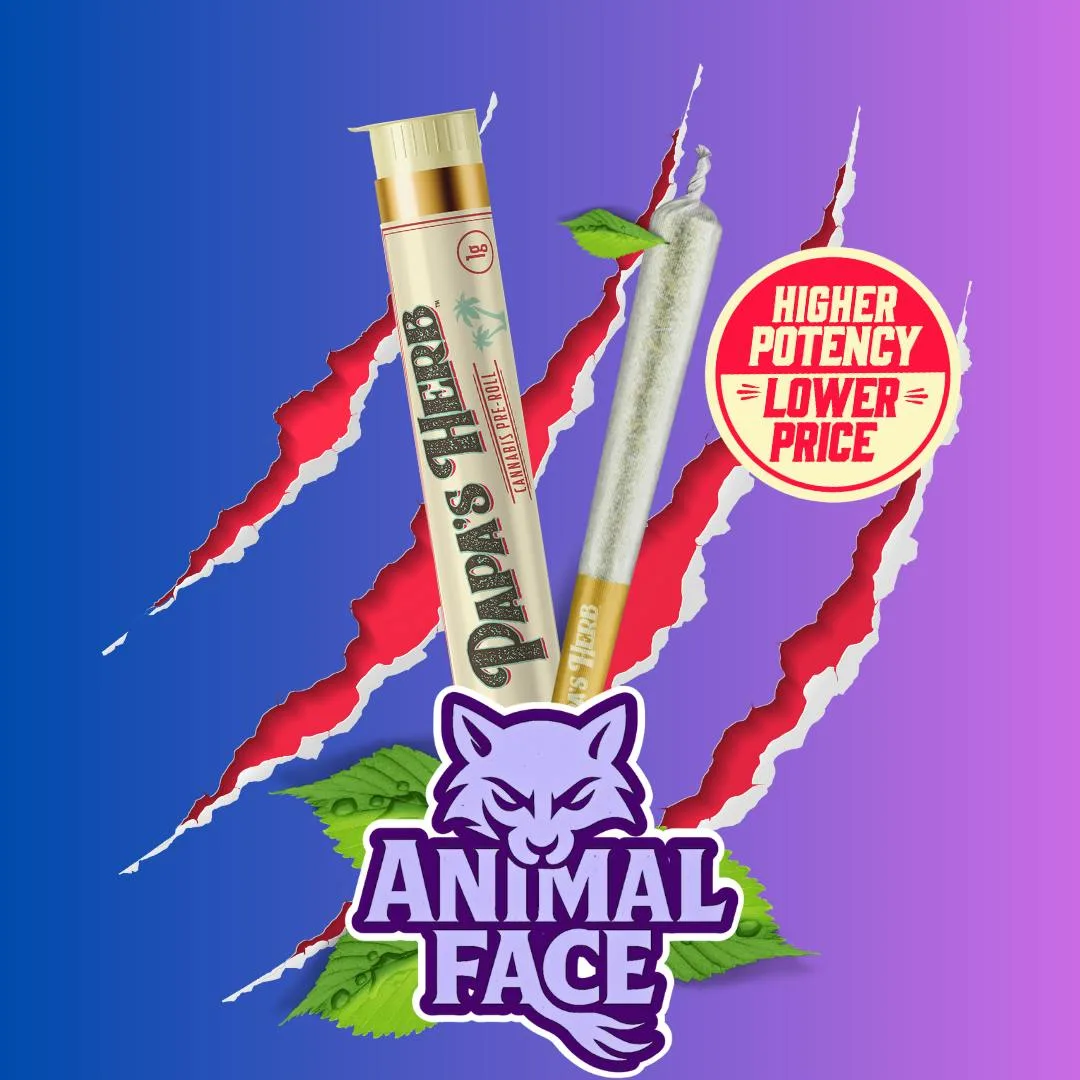 Animal Face (1g) Preroll