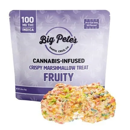Big Pete's Fruity Rice Crispy Treat Indica 100mg