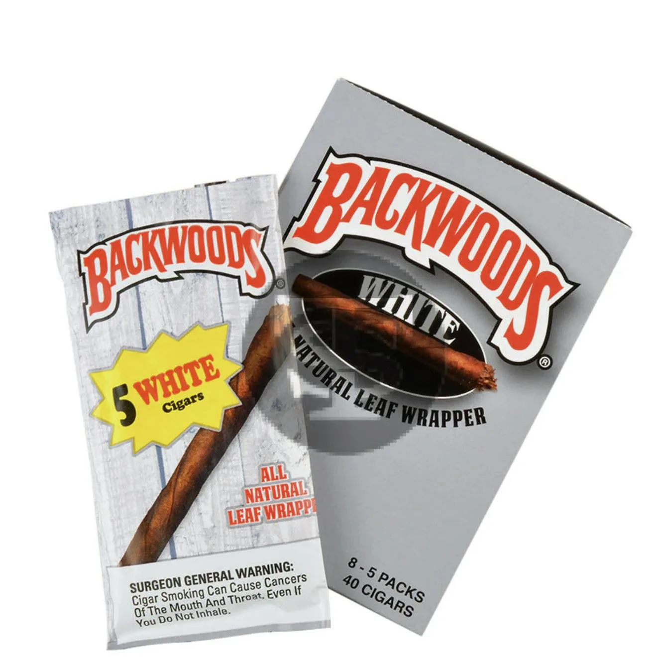 BACKWOODS 5pk - White