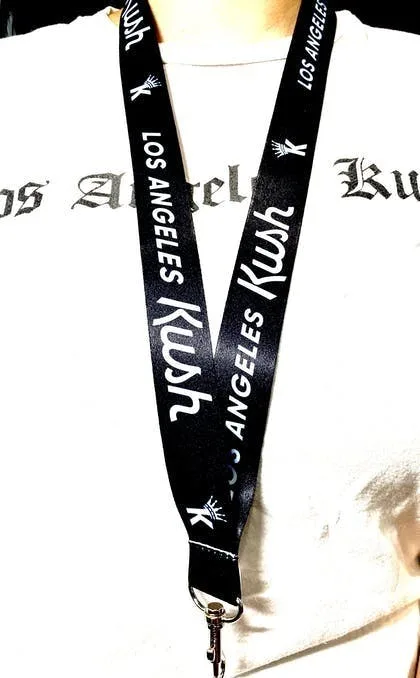 Lanyard Black W/ white sig