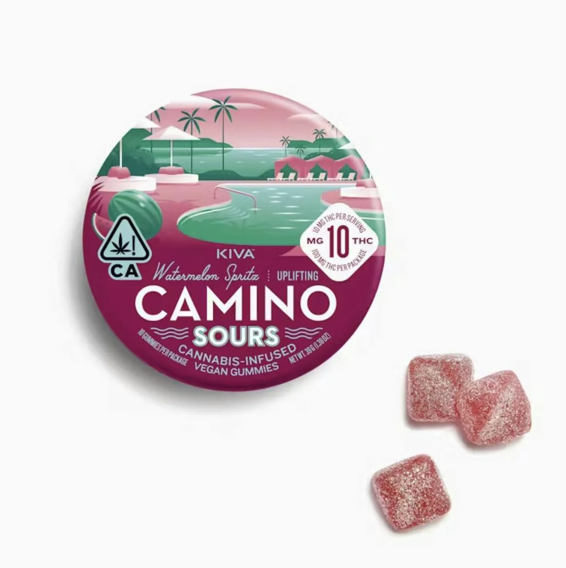 Camino Sours Gummies Watermelon Spritz 100mg