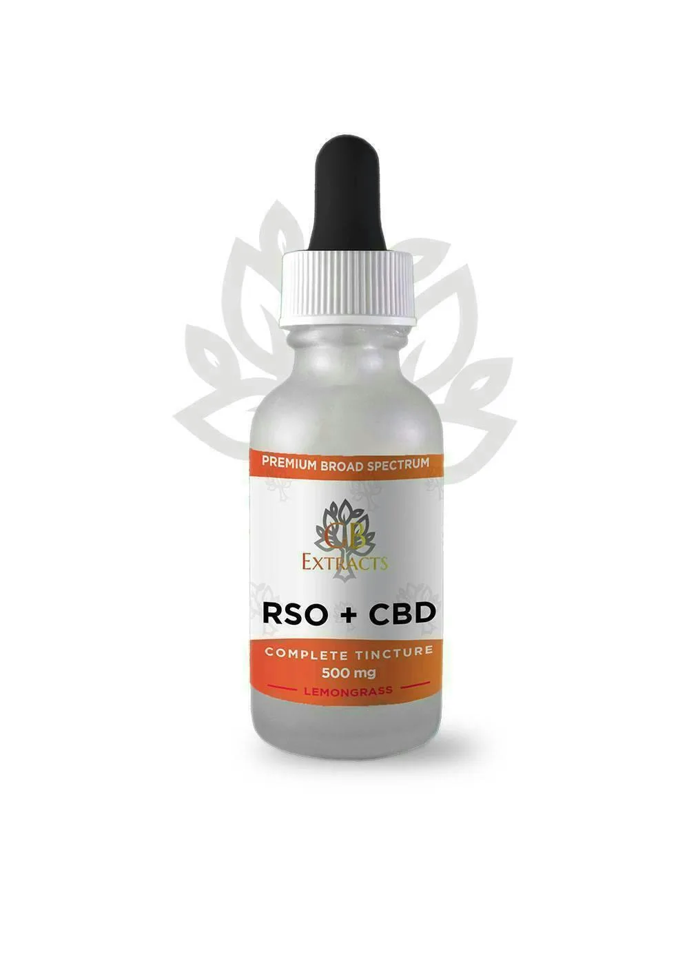 GB Extracts *500mg RSO + CBD 'Unflavored' Tincture ( Full Spectrum-Vegan )