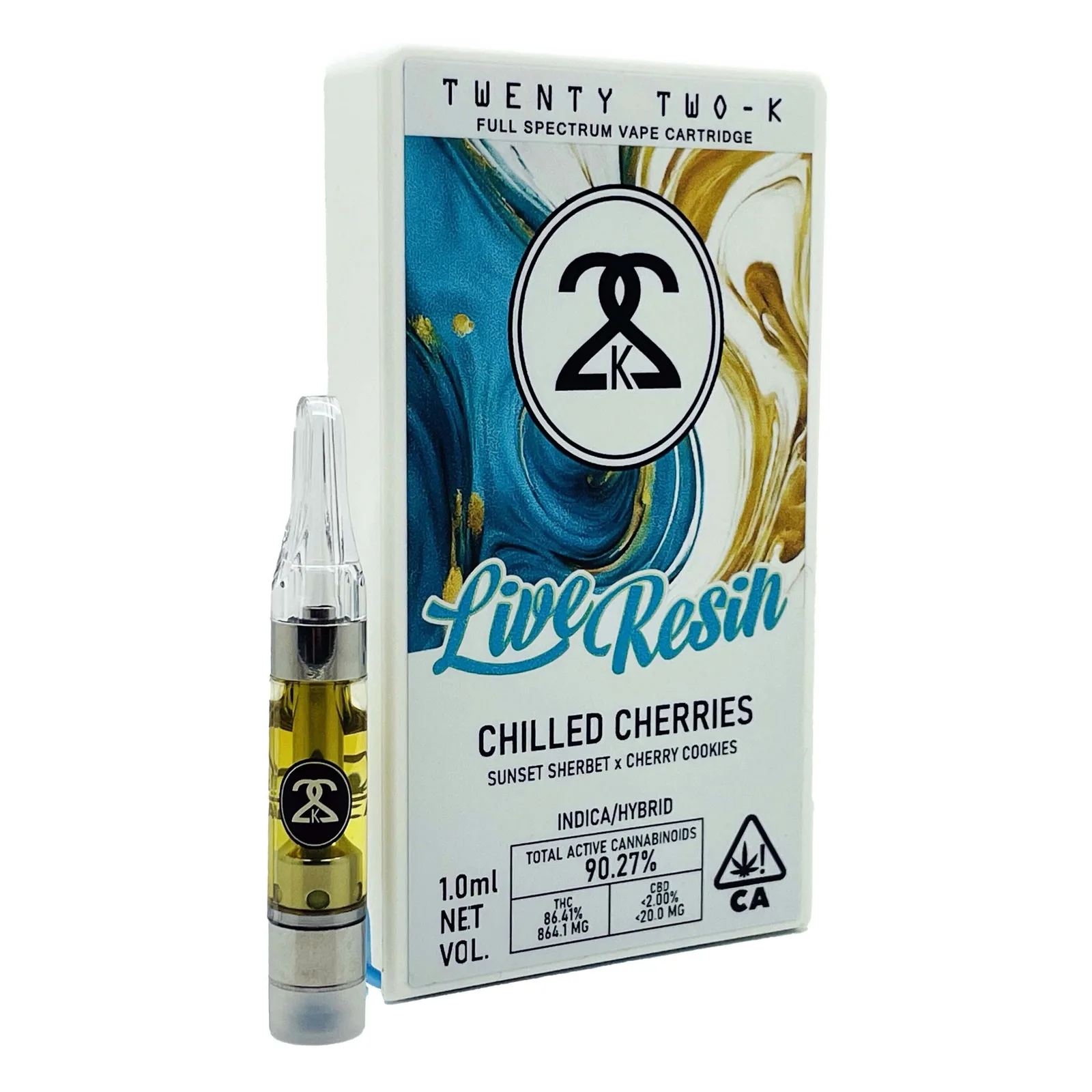 22K - Chilled Cherries - Live Resin 1.0ml Cartridge