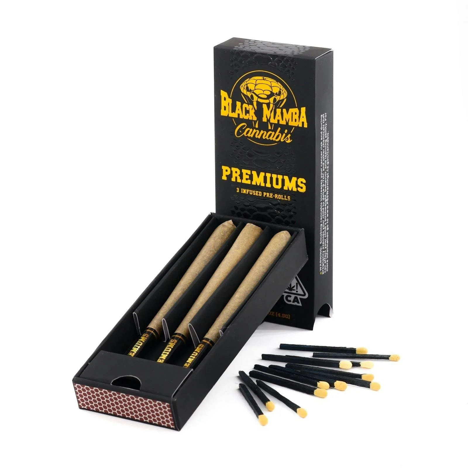 Black Mamba Premium 3-Pack Pre-Roll – Blue Dream – 4.5g