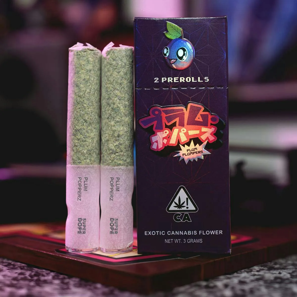 ⚡️ POWER UPS - Plum Popperz - 2x Pre Rolls (3g)