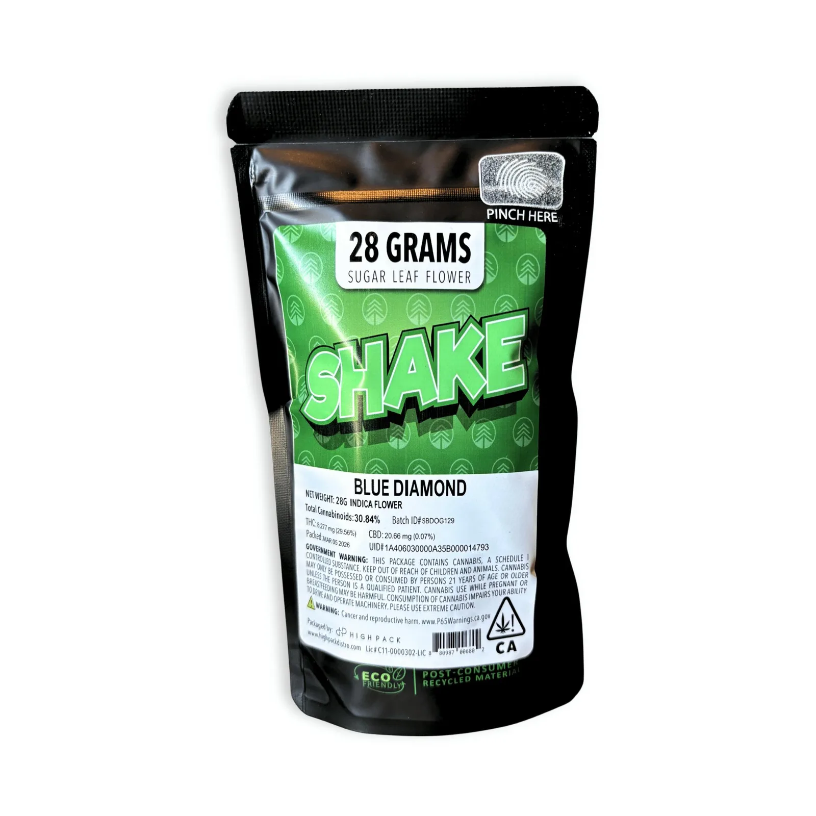 THE HIGHER PATH - $56 BLUE DIAMOND SHAKE - 28 G - 28 grams