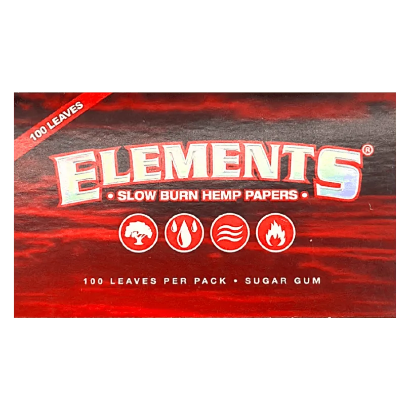 Element - Red Single Wide Double Papers - 100ct - Accessories