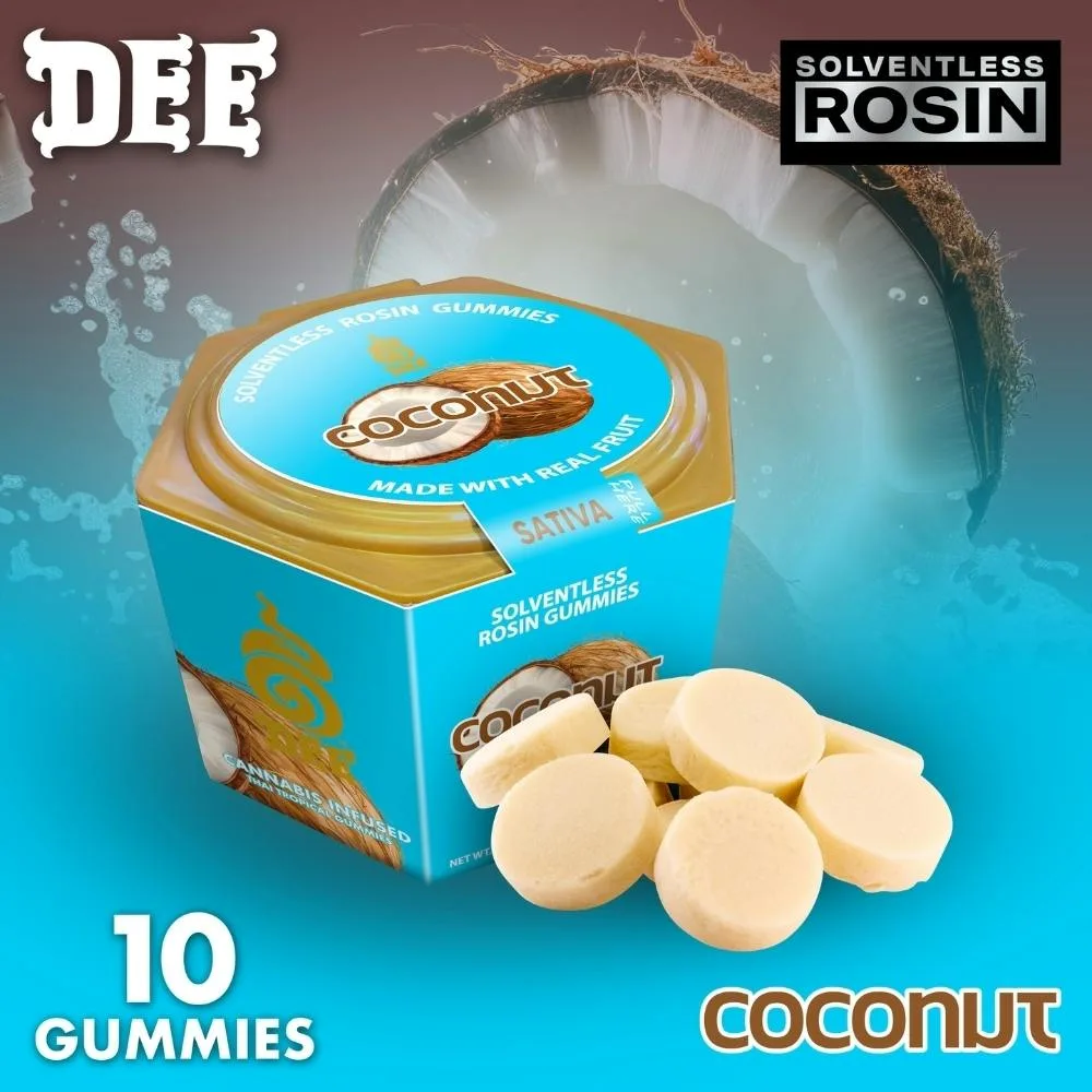Dee Active Coconut (S) Rosin Gummies 100mg