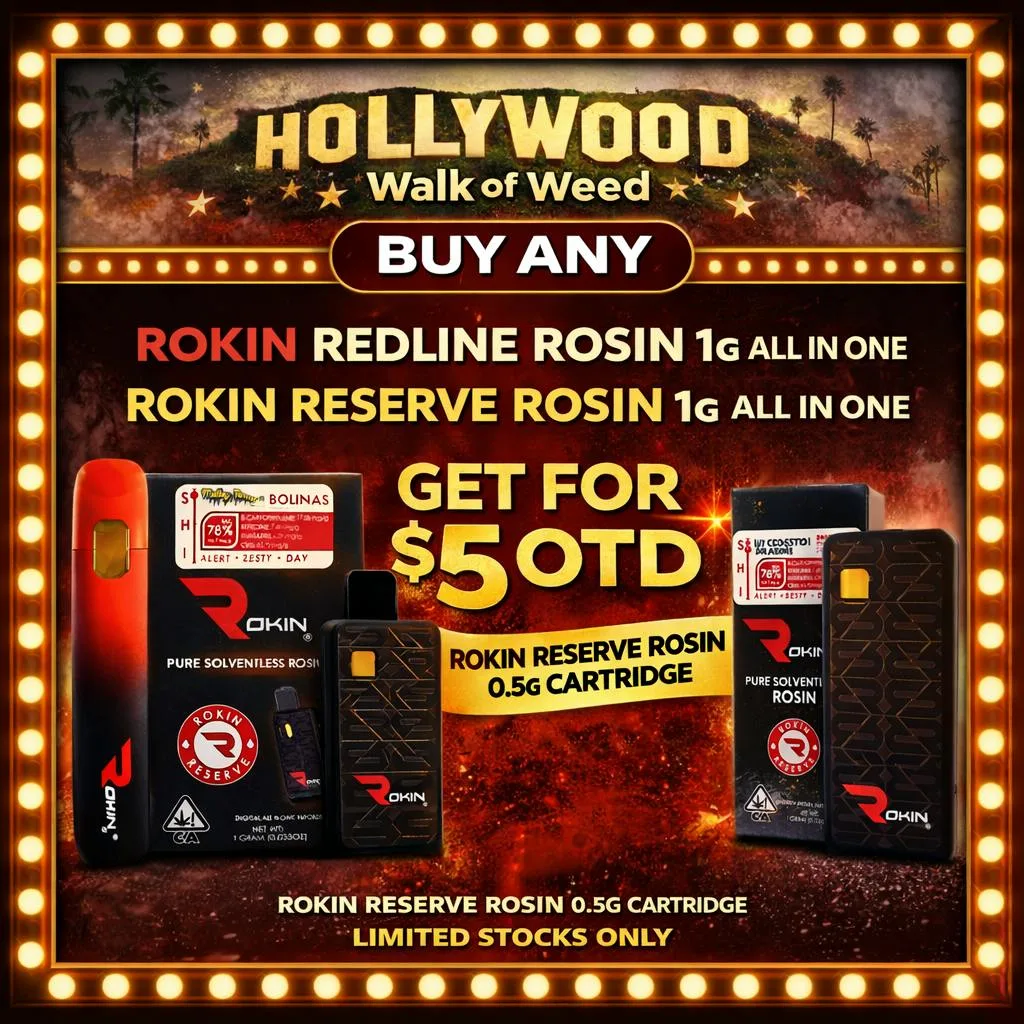 Rokin Reserve Rosin 0.5g Cartridge - Willys Runtz