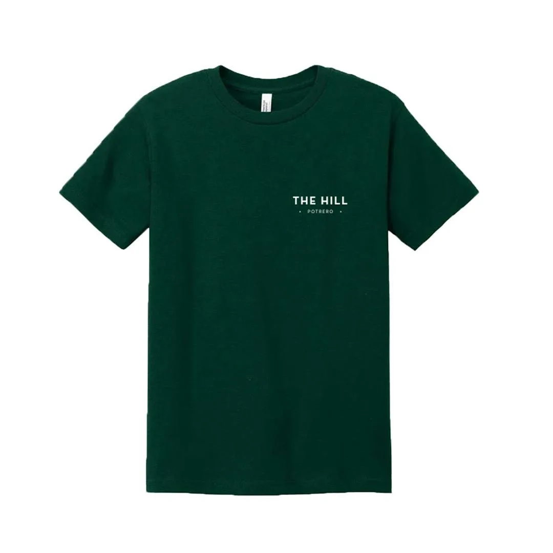 THE HILL - GREEN MURAL T-SHIRT - MEDIUM