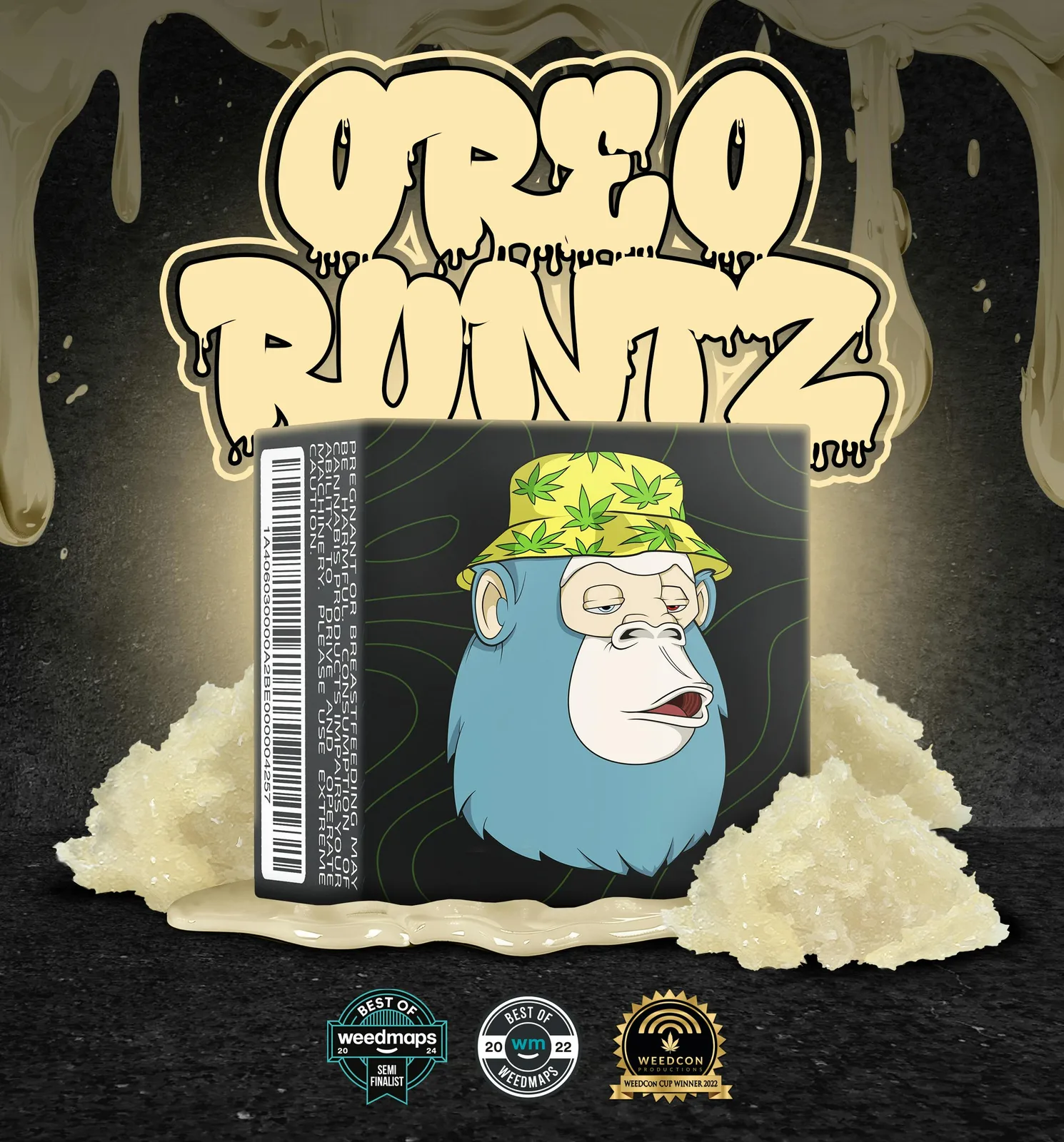 Oreo - live resin sugar diamonds 1000 mg