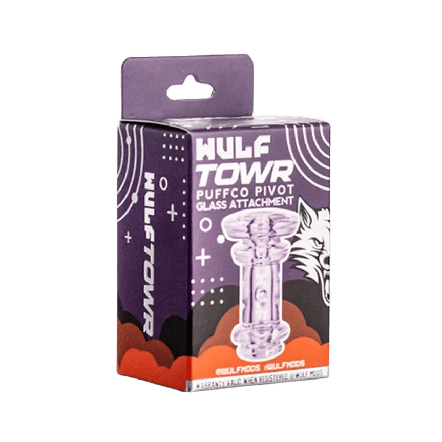 Wulf Mods Towr Puffco Pivot Top - Purple