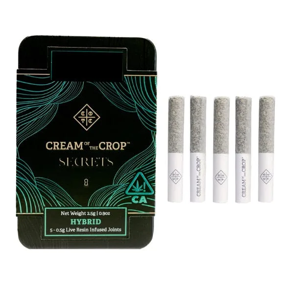 COTC Secrets | Kush Z | Premium Infused Prerolls | 2.5g