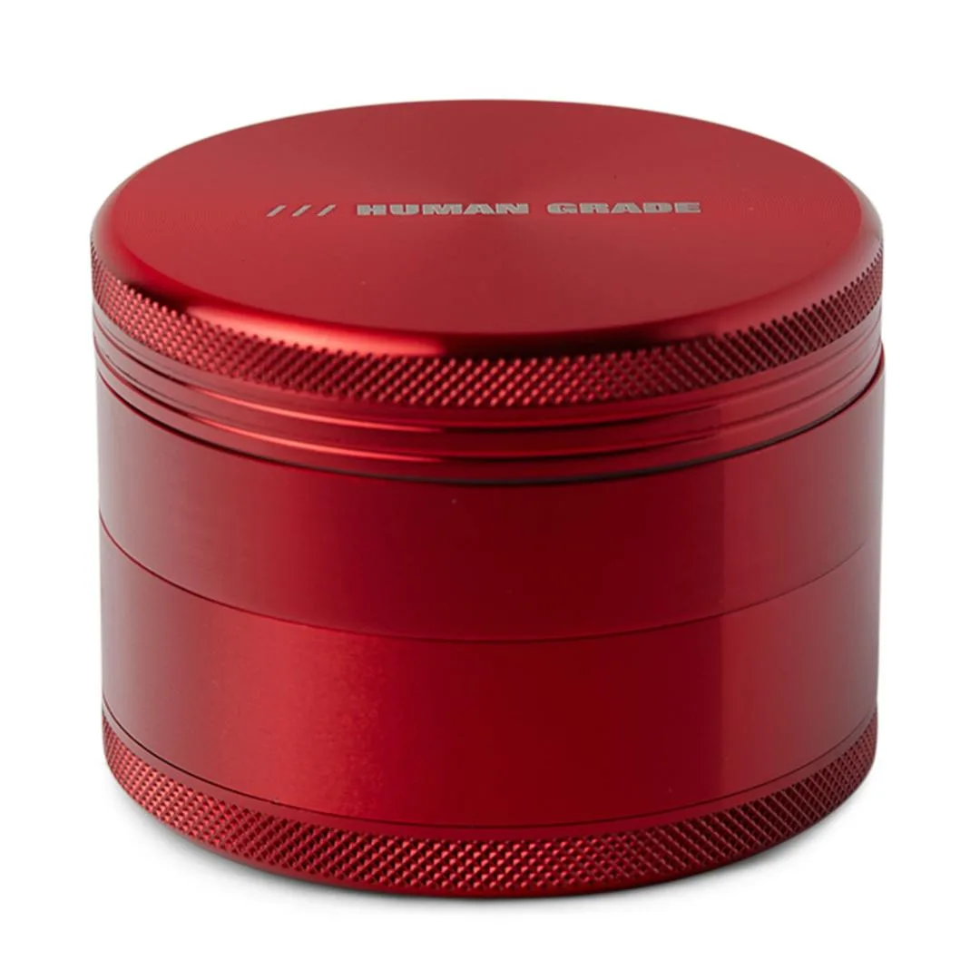 RED METAL 4PC GRINDER - HUMAN GRADE