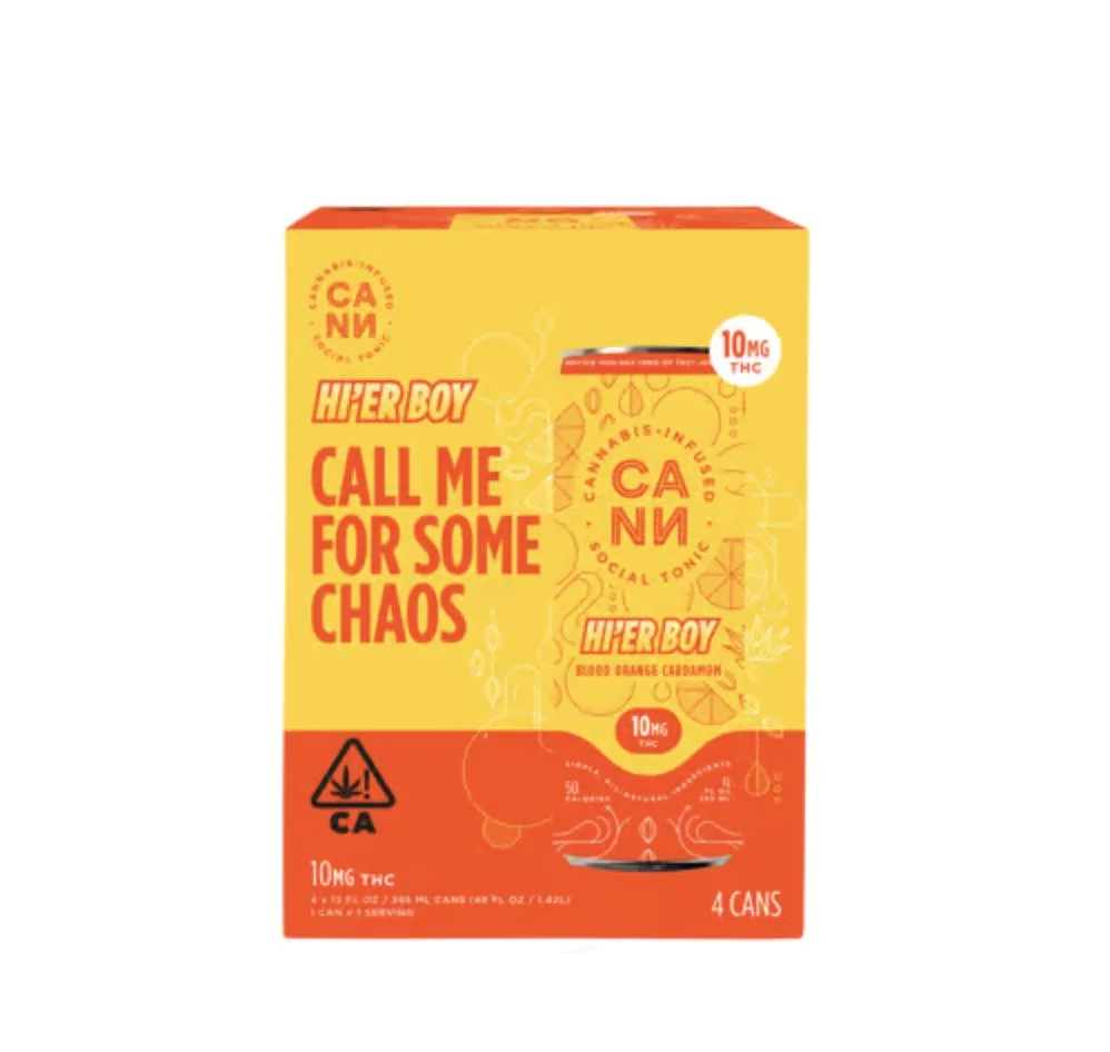 Blood Orange Cardamom Hi'er Boys 4-Pack - 40mg