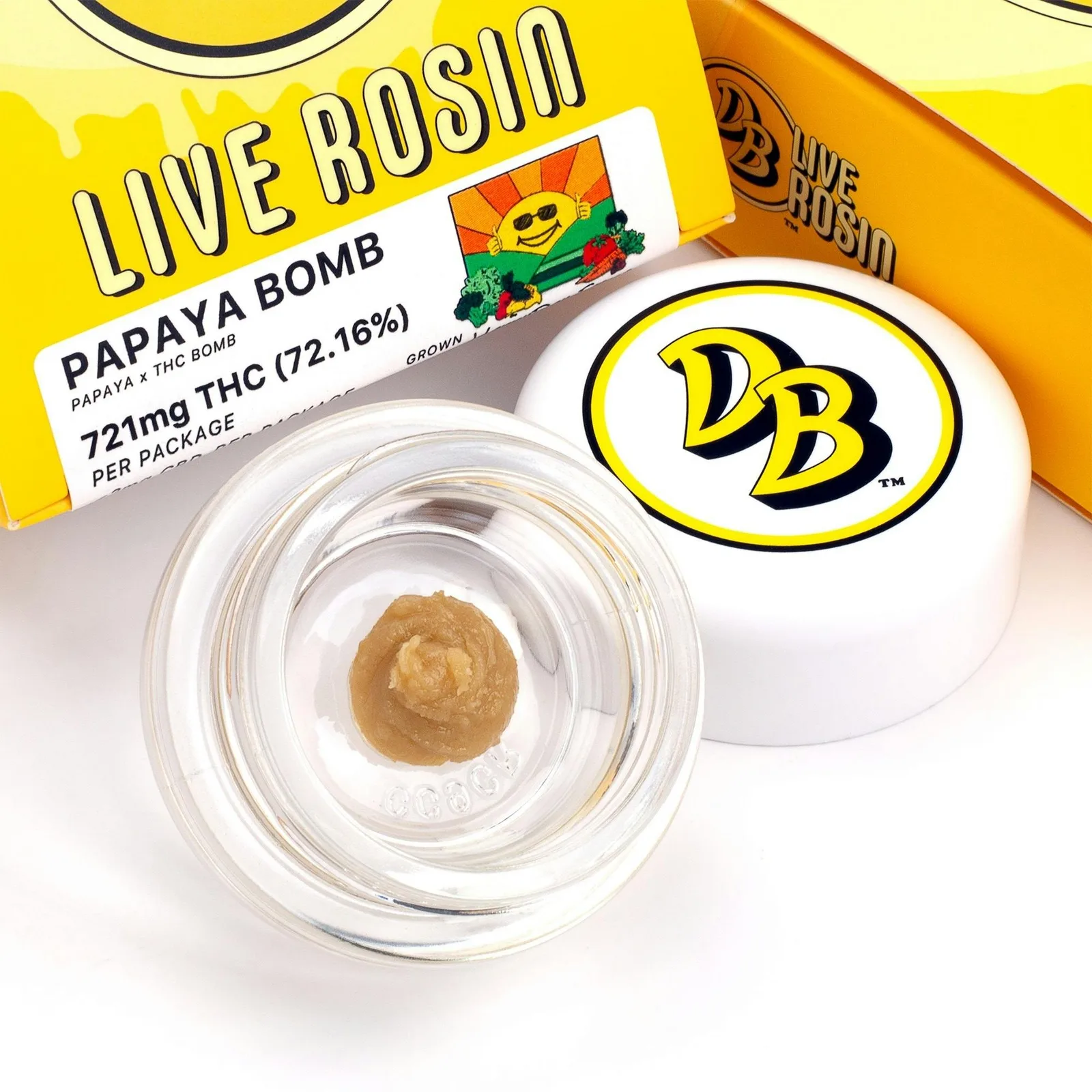 Double Bubble | Papaya Bomb | Live Rosin | 1g