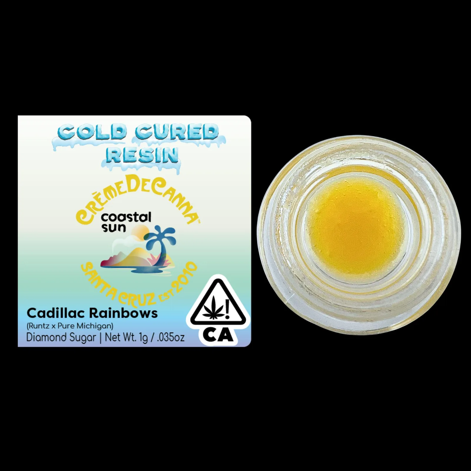 Creme De Canna - Coastal Sun - Diamond Sugar - Cadillac Rainbows - 1g - (H)