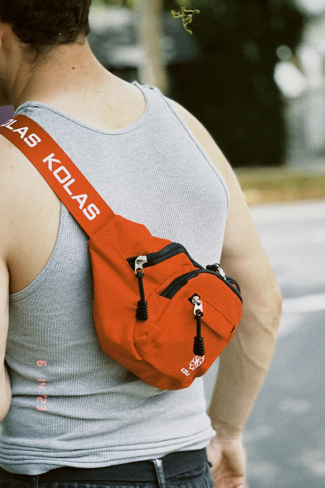 Kolas Branded Fanny Pack Red
