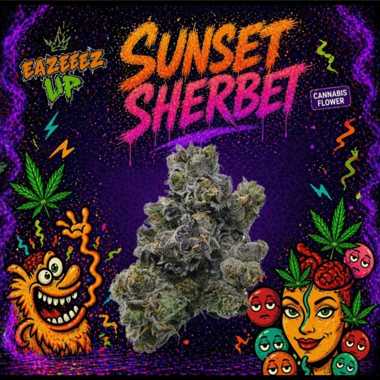 Sunset Sherbert - Top Indoor - New Drop- (14g-1/2oz) - Indica