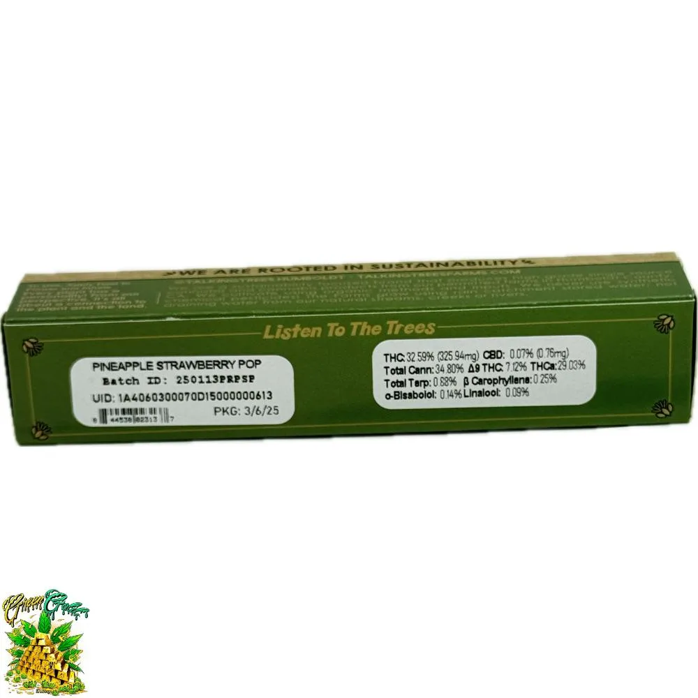 TALKING TREES Premium PINEAPPLE 🍍 STRAWBERRY 🍓 POP 1g