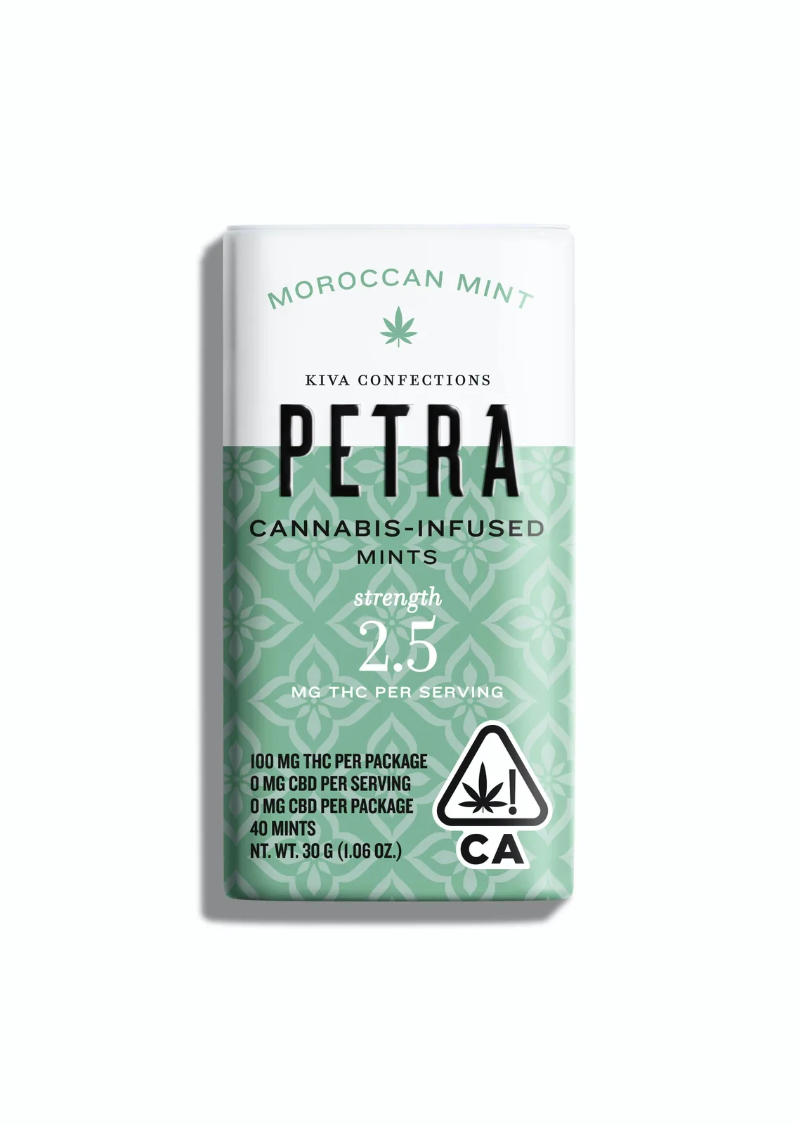 Kiva Petra Mints Moroccan Mint 100mg
