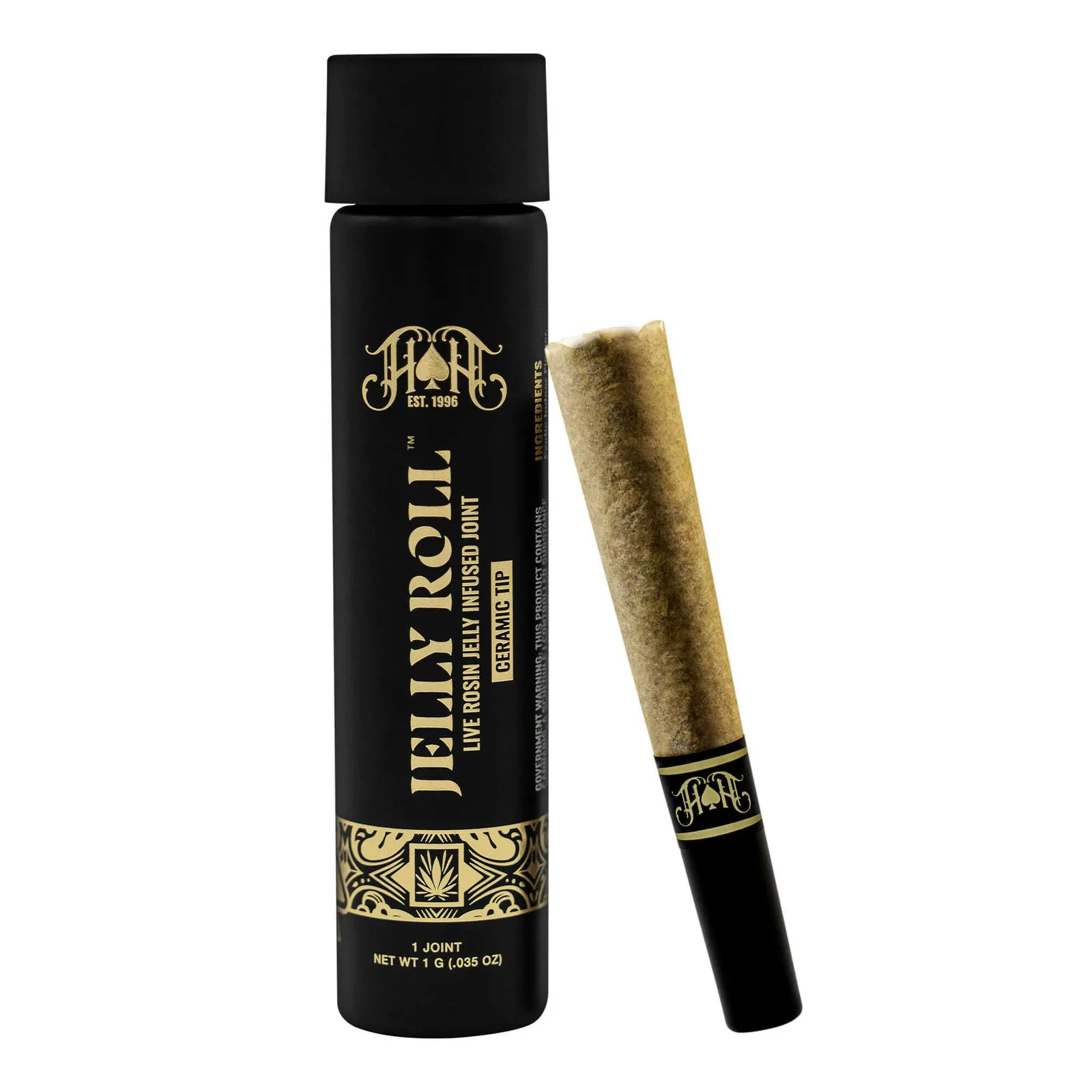 Heavy Hitters - 1g Rosin Jelly Joint Huckleberry Hills Farm - Mountain Mist x Gravy