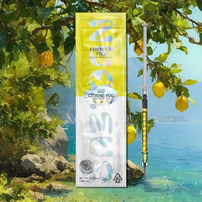 Friendly Brand | Live Resin Applicator | Citrine Fog | Extract Oils | 1g