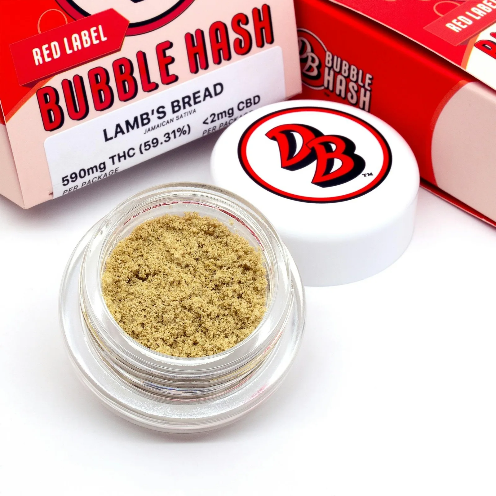 Double Bubble | Lamb's Bread | Red Label Bubble Hash | Sativa | 1g