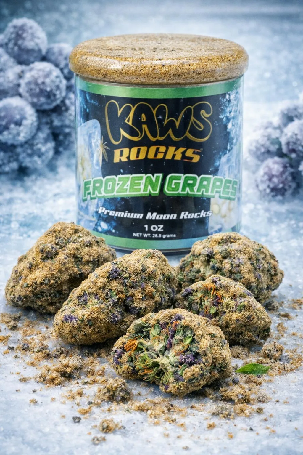KAWS ROCKS | FROZEN GRAPES (1OZ MOONROCKS)